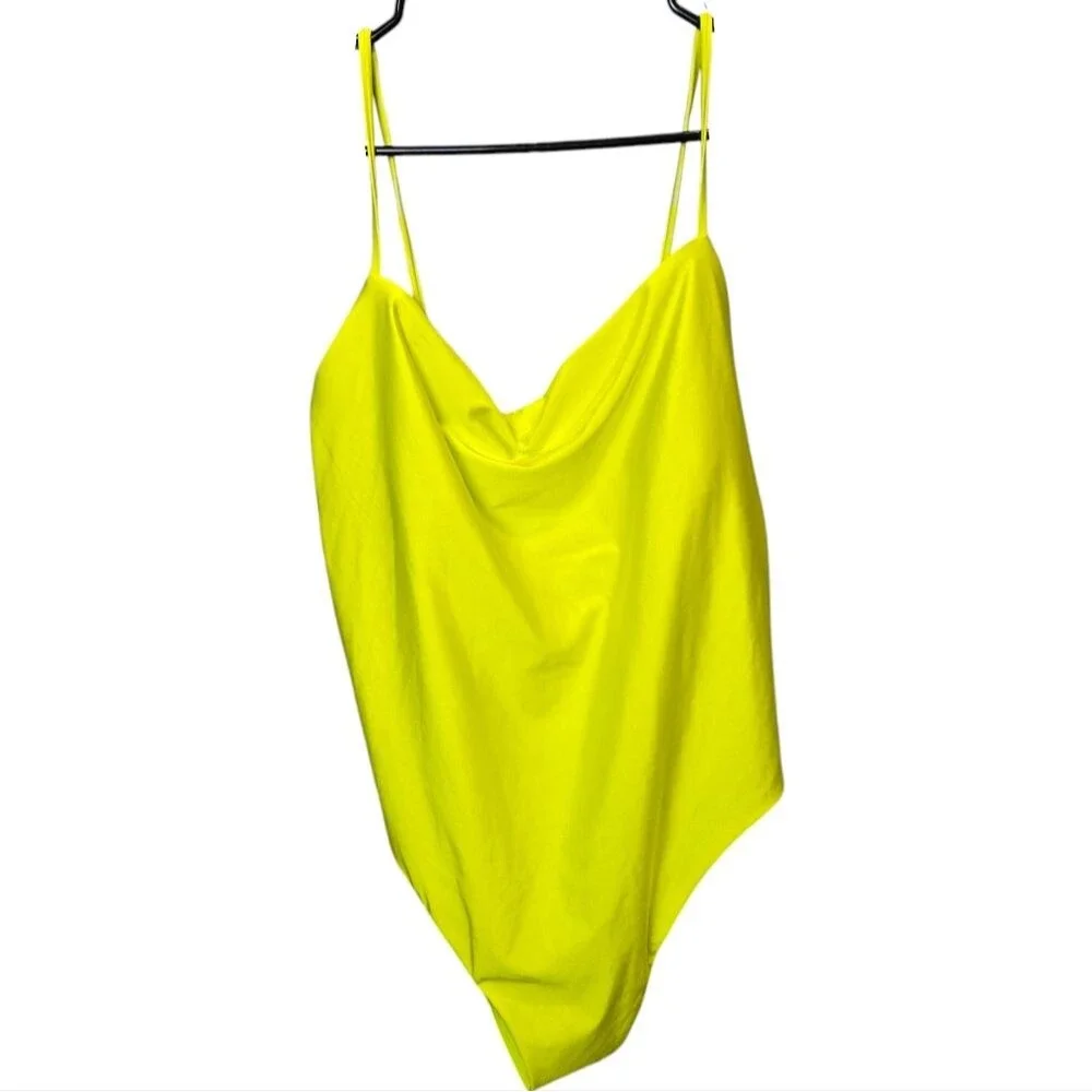 Shade & Shore High Leg Cheeky One Piece Swimsuit